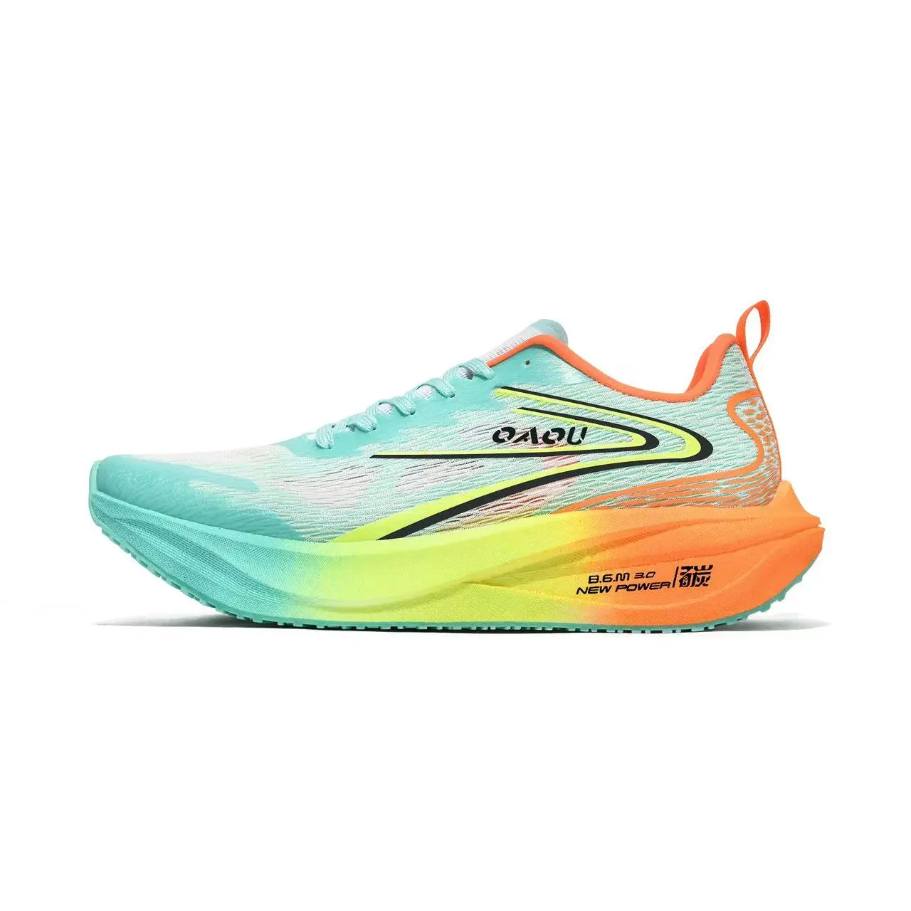 

Низкие беговые кроссовки unisex neon orange moon OAOU, оранжевый