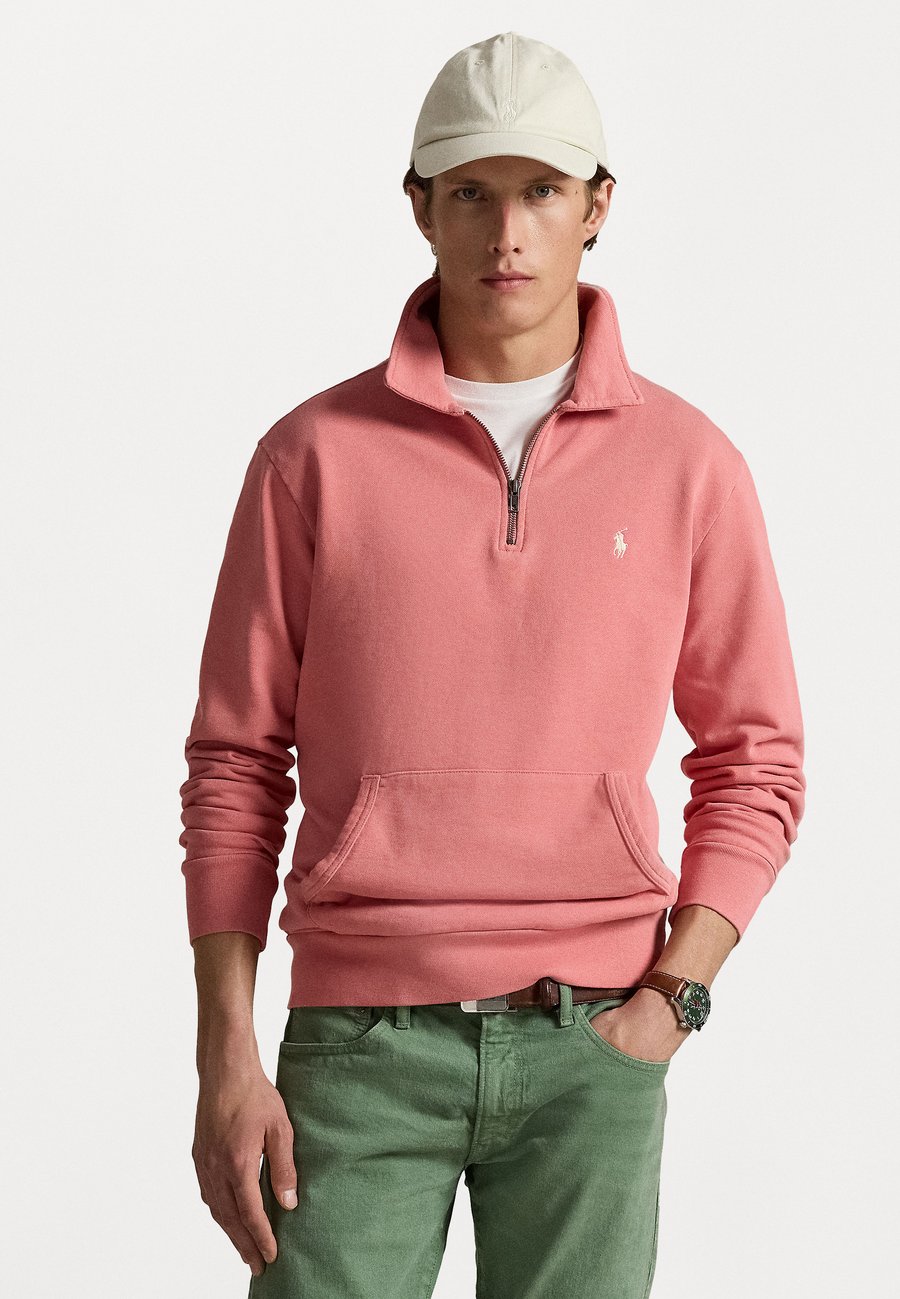 

Толстовка Polo Ralph Lauren LOOPBACK FLEECE QUARTER-ZIP SWEATSHIRT, Desert Rose/Pink