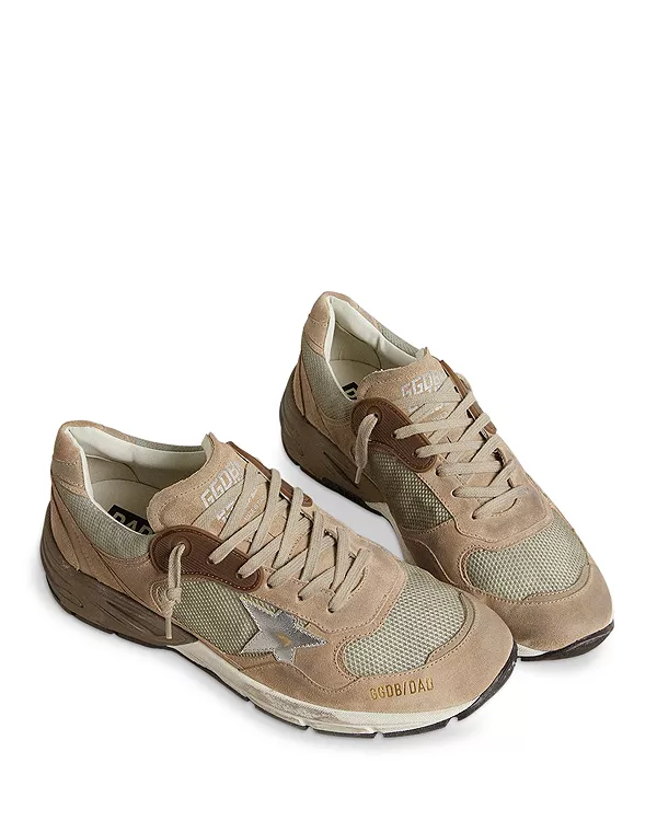 Мужские беговые кроссовки в стиле «папа» Golden Goose, бежевый — фото 2