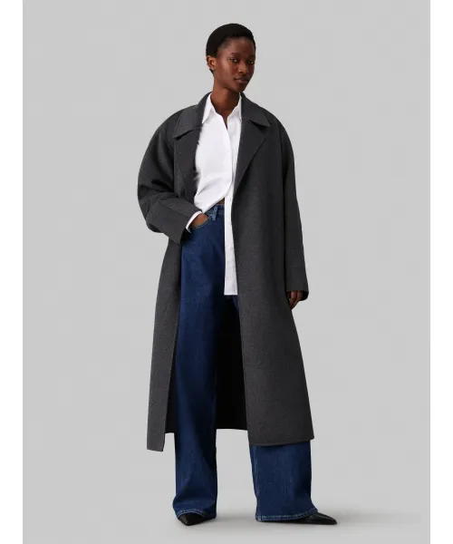 

Пальто Calvin Klein, серый