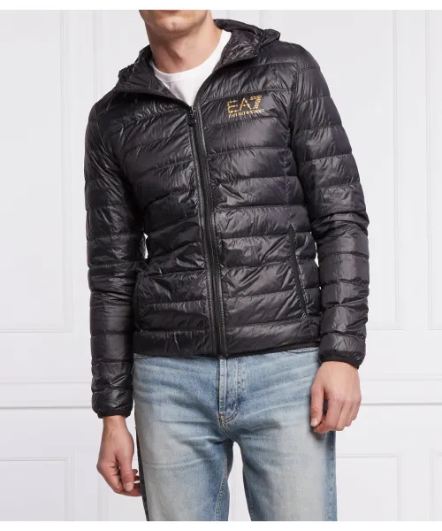 

Пуховик Regular fit Ea7, черный