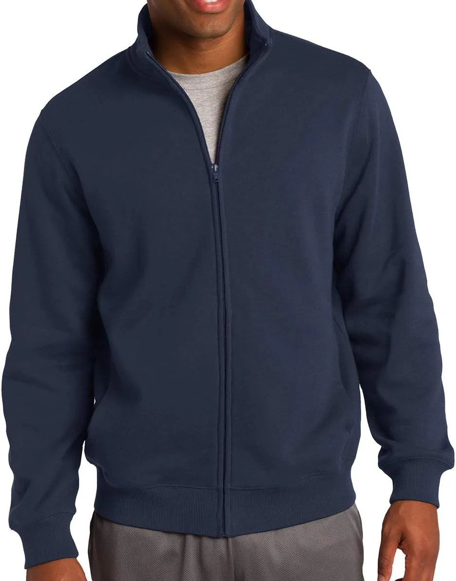 

Мужская флисовая толстовка с молнией Upscale — Navy Blue A&E Designs