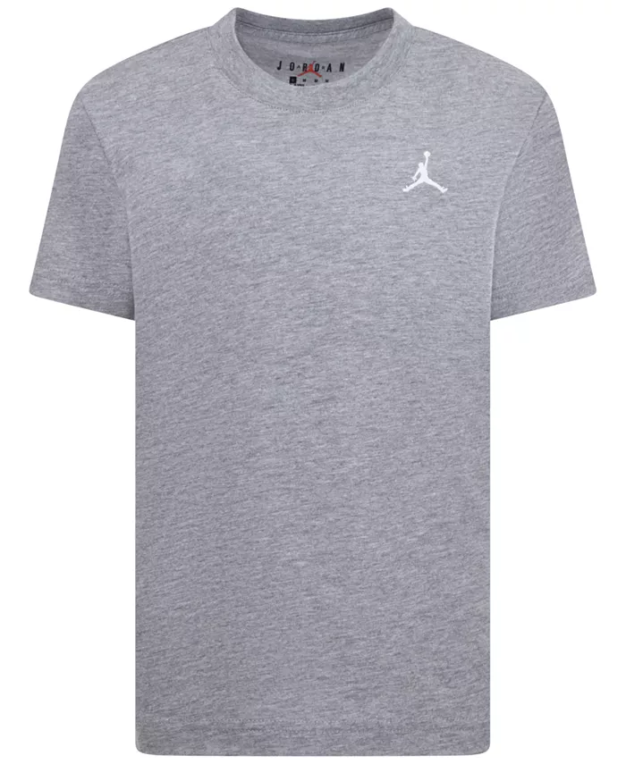 

Футболка с коротким рукавом для мальчиков Little Boys Jumpman Air с вышивкой Jordan, серый