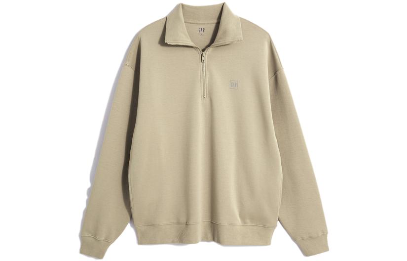 

Мужские толстовки с высоким воротником-стойкой, средней и стандартной длины GAP, хаки