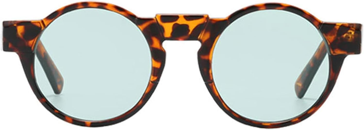 

Солнцезащитные очки Willochra Retro Small Round для женщин, модные градиентные солнцезащитные очки для улицы с защитой от УФ-излучения UV400, модные панк-очки для мужчин, C8