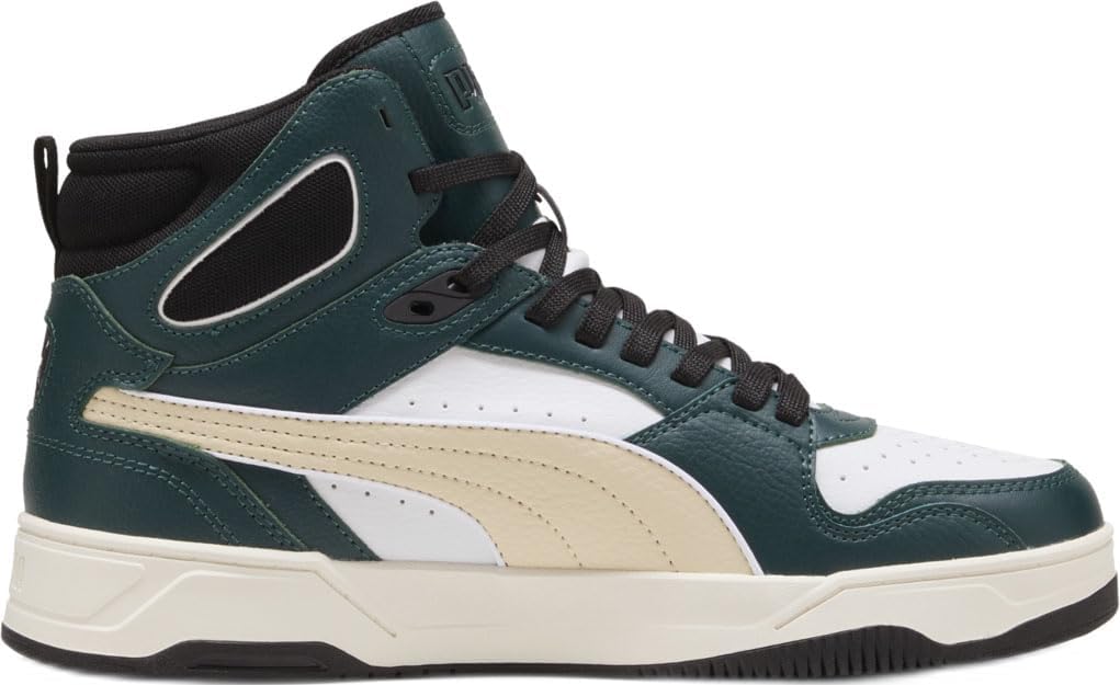 Мужские кроссовки Rbd Break Mid Puma, белый/зеленый — фото 3
