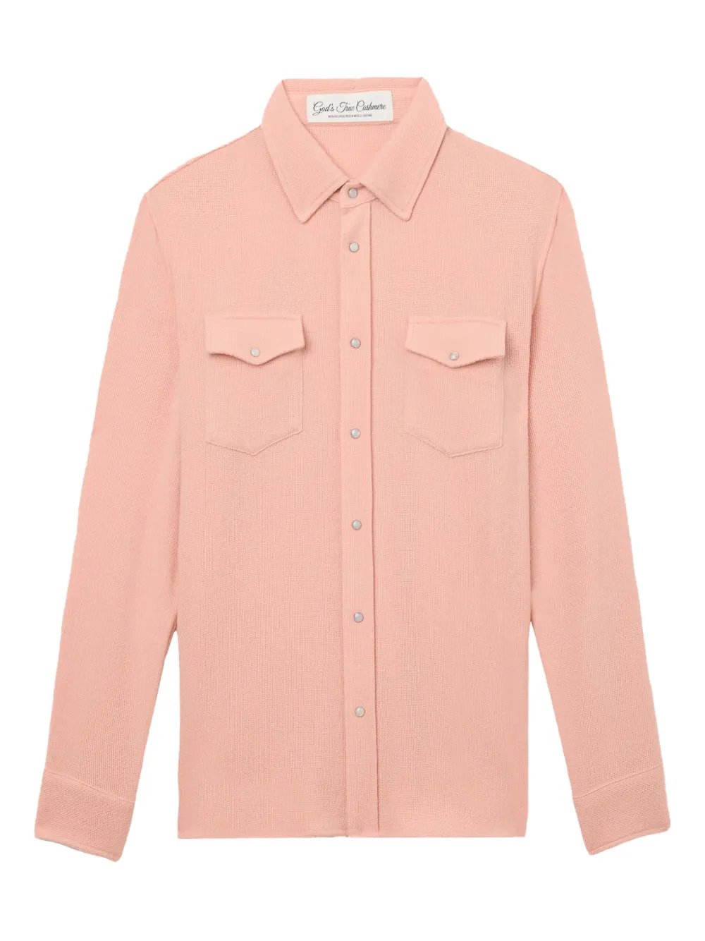 

Кашемировая рубашка GOD'S TRUE CASHMERE, розовый