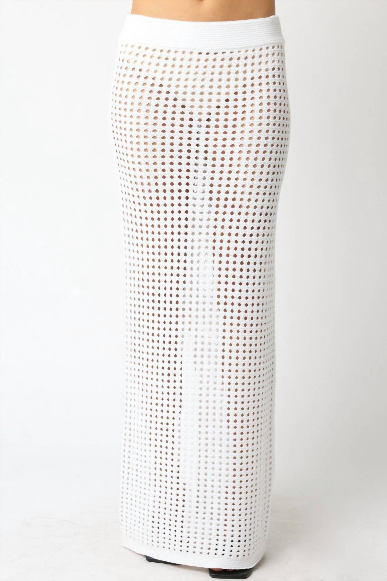 

Морской побег Юбка в белом OLIVACEOUS