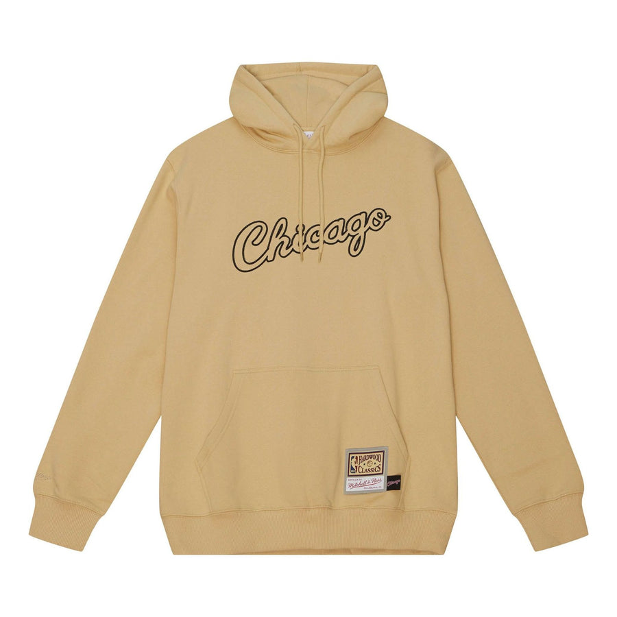 

Худи Mitchell & Ness x NBA Hoodie 'Chicago Bulls', желто-коричневый