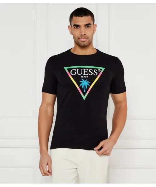 

Футболка Slim fit Guess Underwear, черный