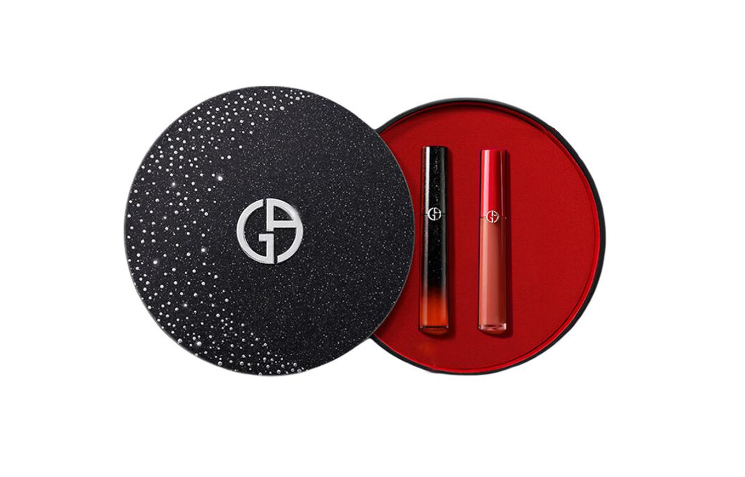 AMANI Starry Limited Legend Two Tone Box блеск для губ Velour Complexion 6,5 мл*2 GIORGIO ARMANI, 405i+405 — фото 3