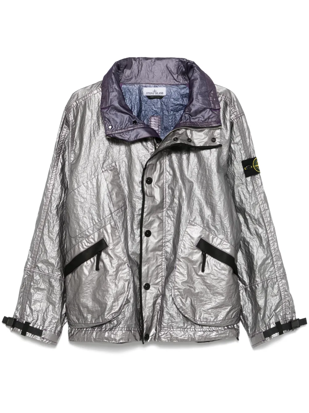 

Куртка с металлическим декором Stone Island, серый