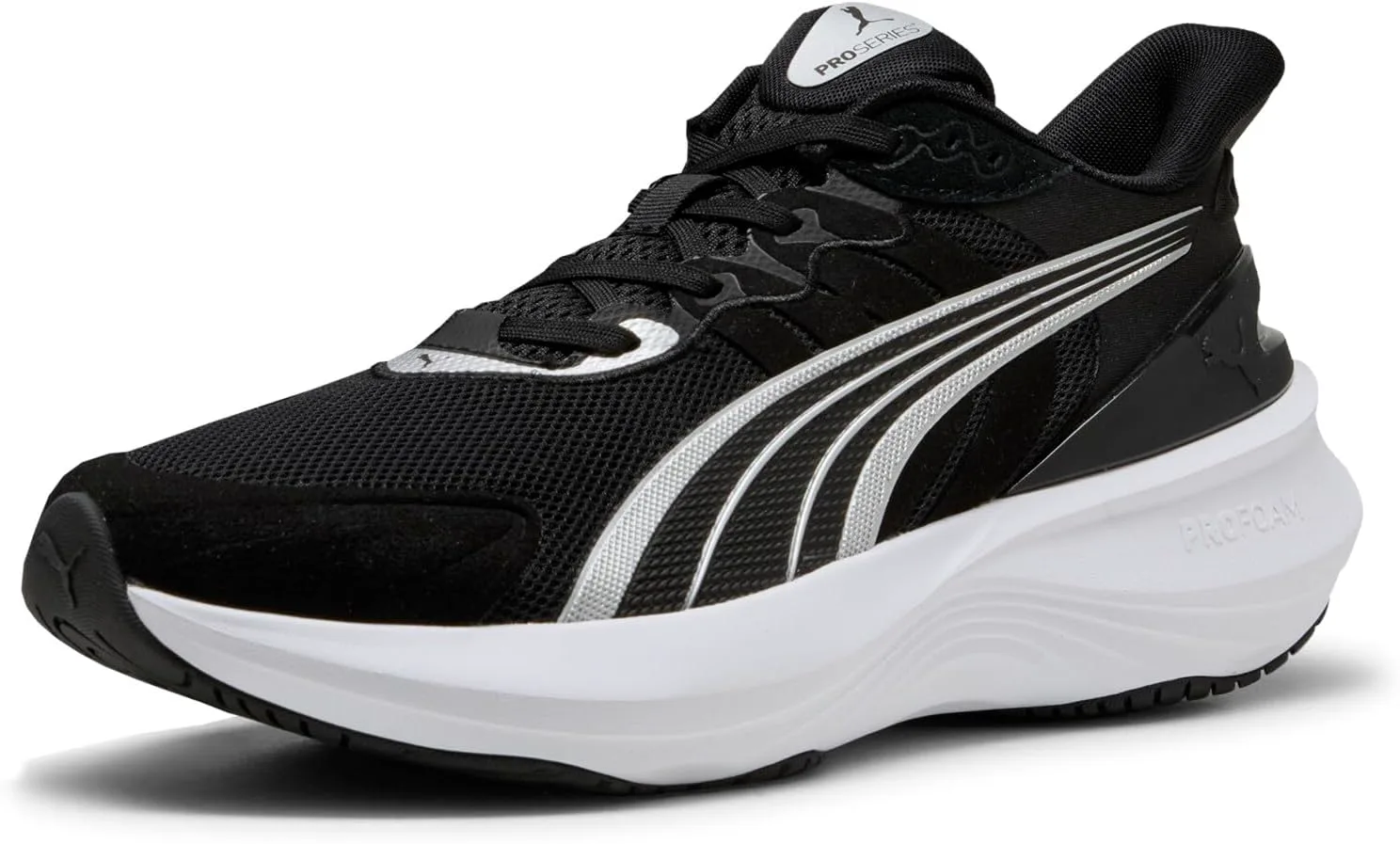 Мужские беговые кроссовки Puma Pulse Pro, черный/белый/серебристый