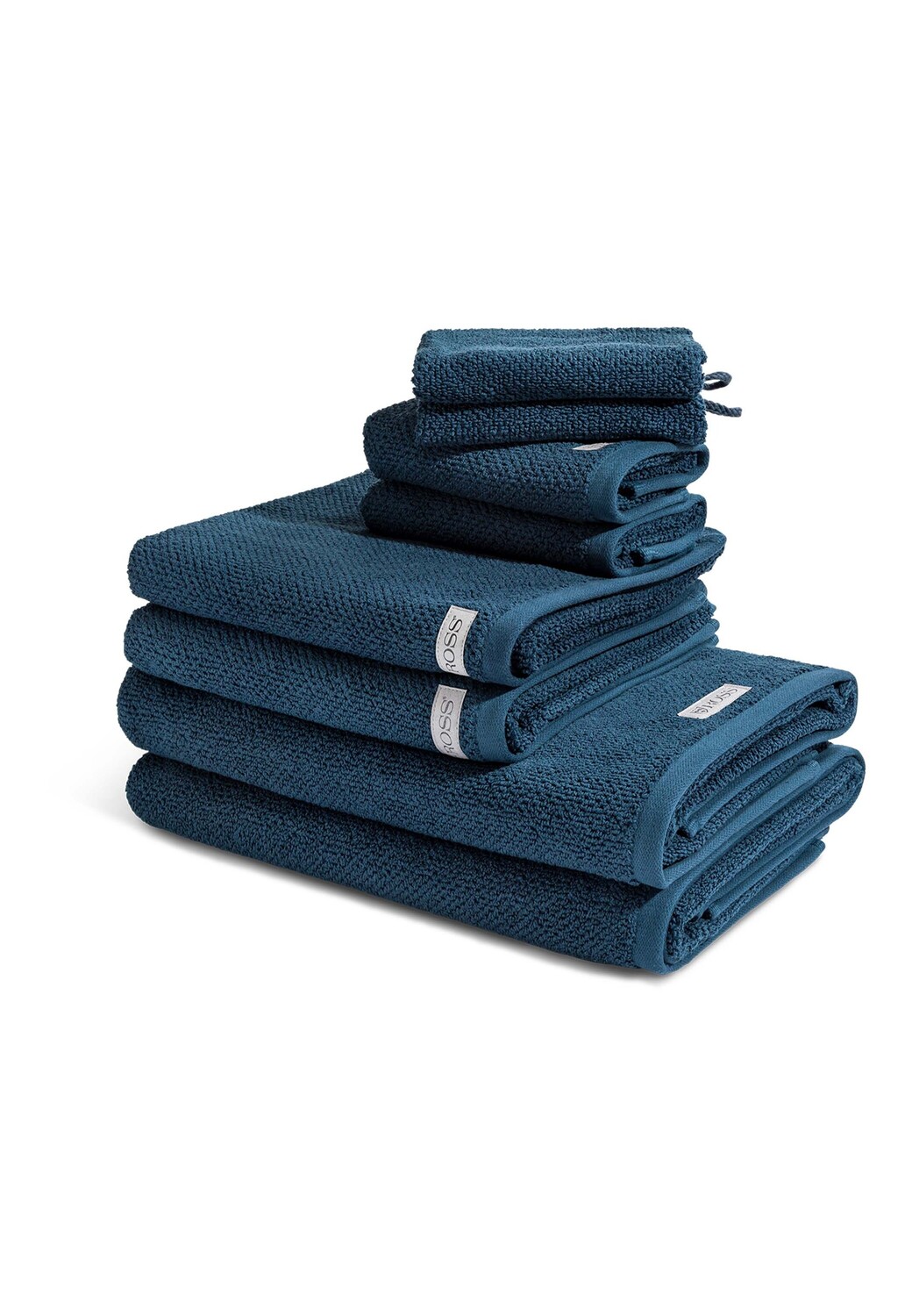 

Полотенце для ванной Ross 2 X Wasch 2 X Gäste 2 X Dusch 2 X im Set Selection Organic Cotton, ночной синий