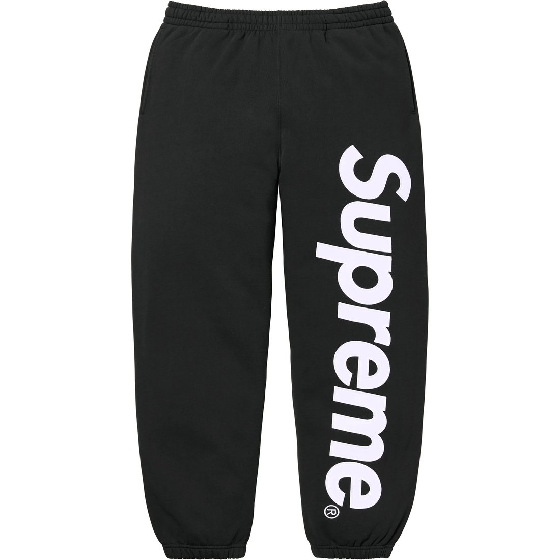 

Спортивные брюки с атласной аппликацией FW24 Supreme, черный