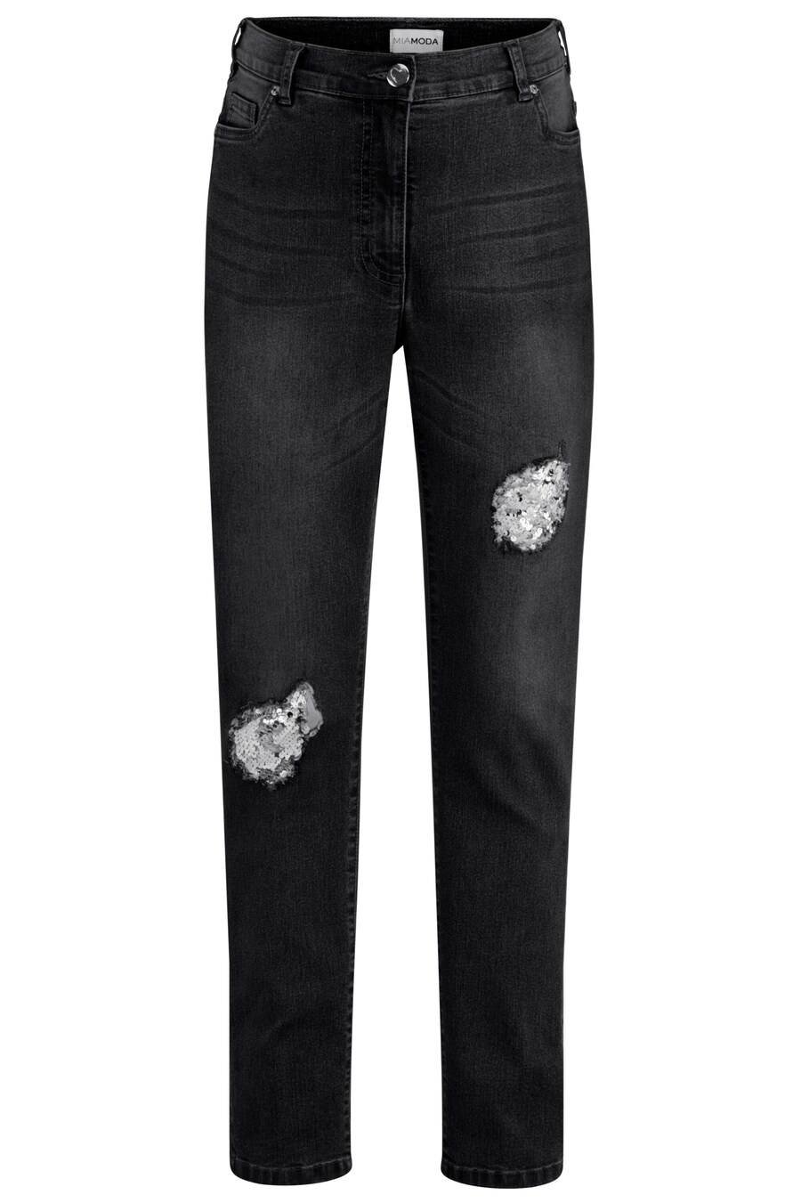 

Джинсы MIAMODA Slim fit Jeans, черный