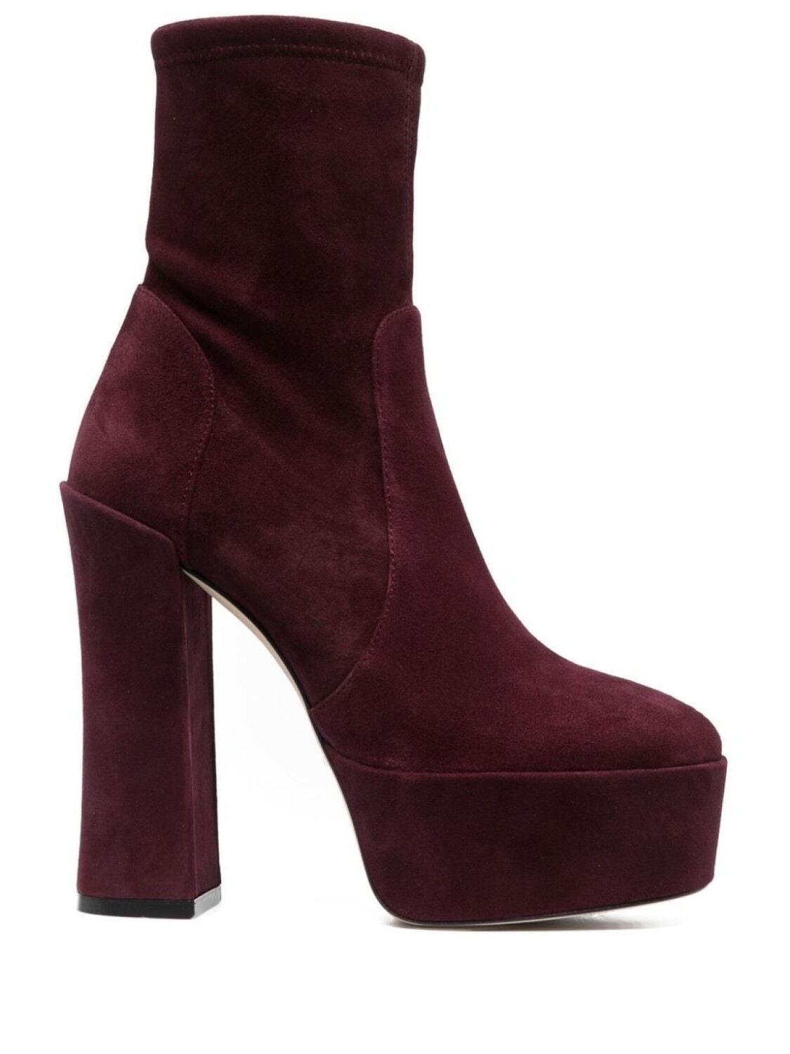 

Stuart Weitzman ботильоны Skyhigh 145 на платформе, красный
