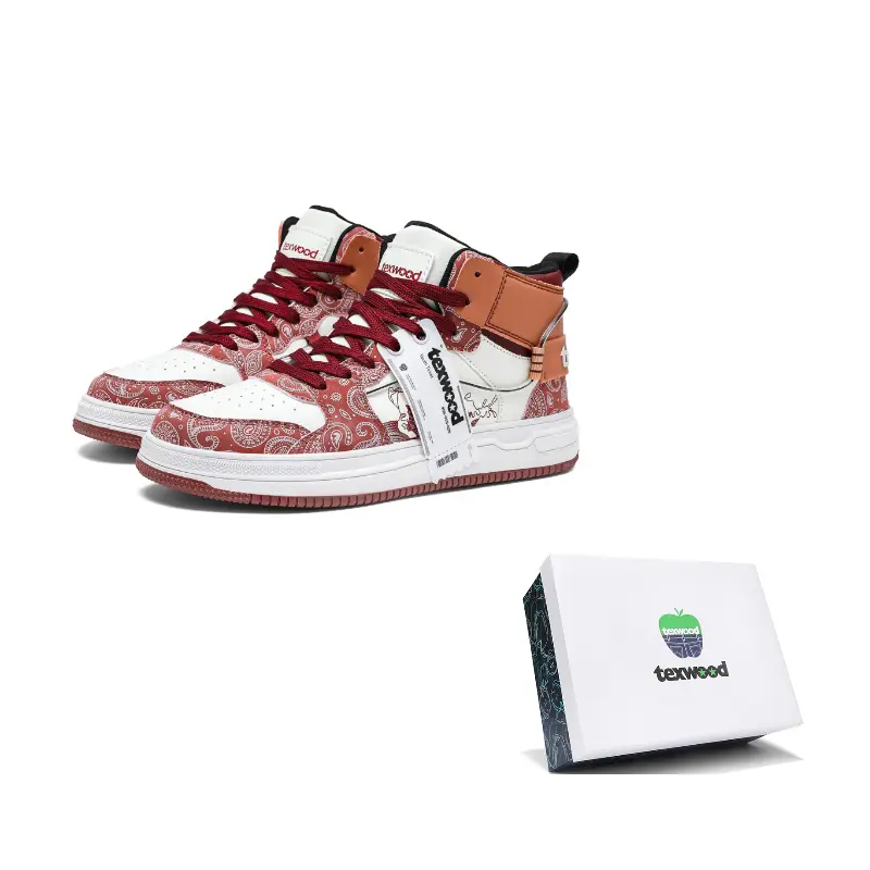

TEXWOOD Высокие скейтерские кроссовки мужские Ink Red, цвет Ink Red