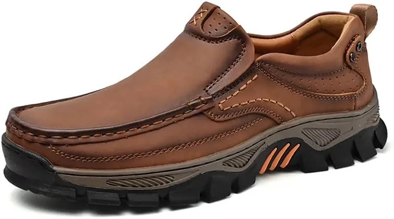 Лоферы мужские, водонепроницаемые, Light Brown a — фото 2