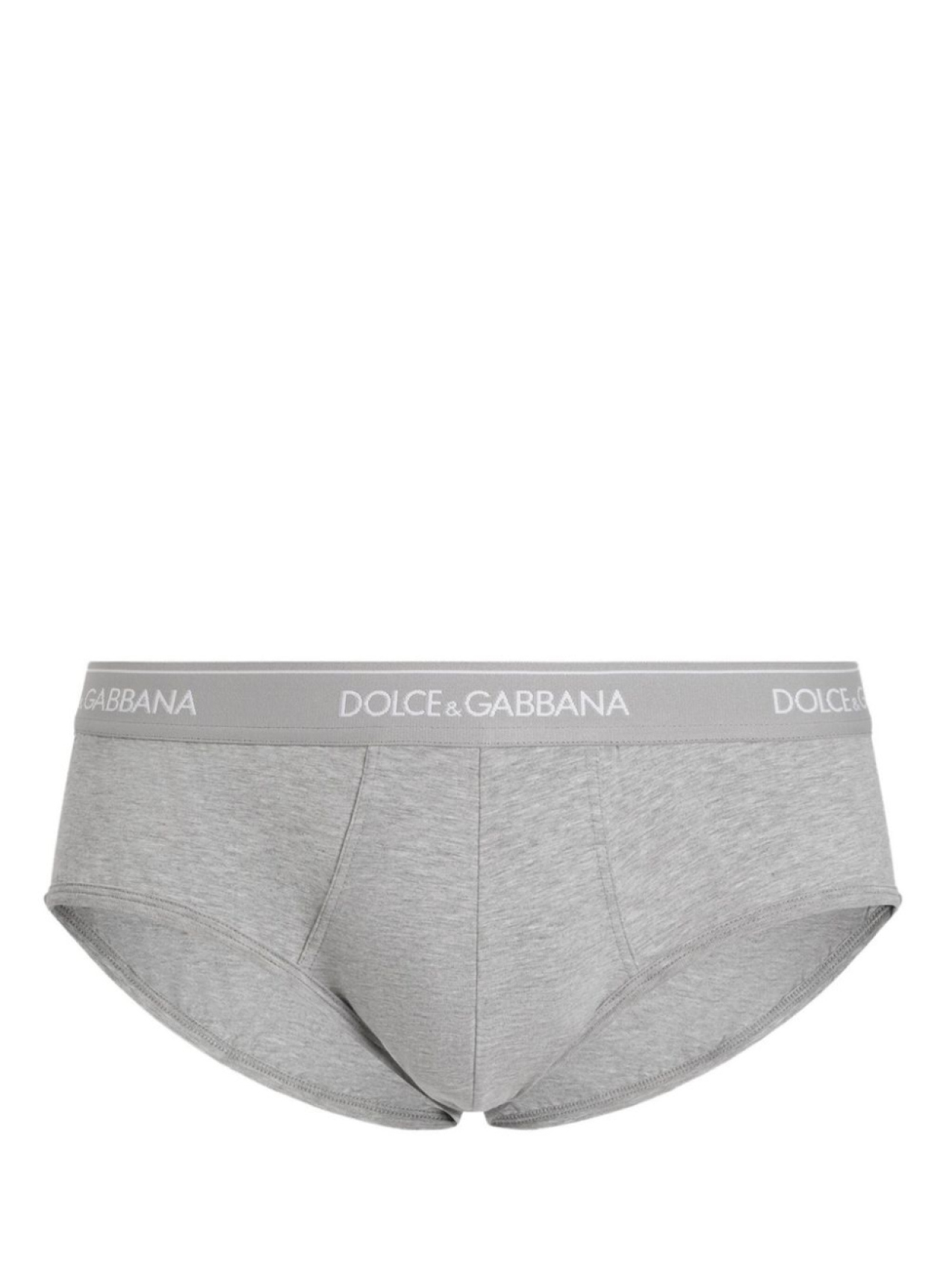 Комплект мужских трусов-брифов Dolce & Gabbana Brando, 3 предмета, черный/серый/белый — фото 3