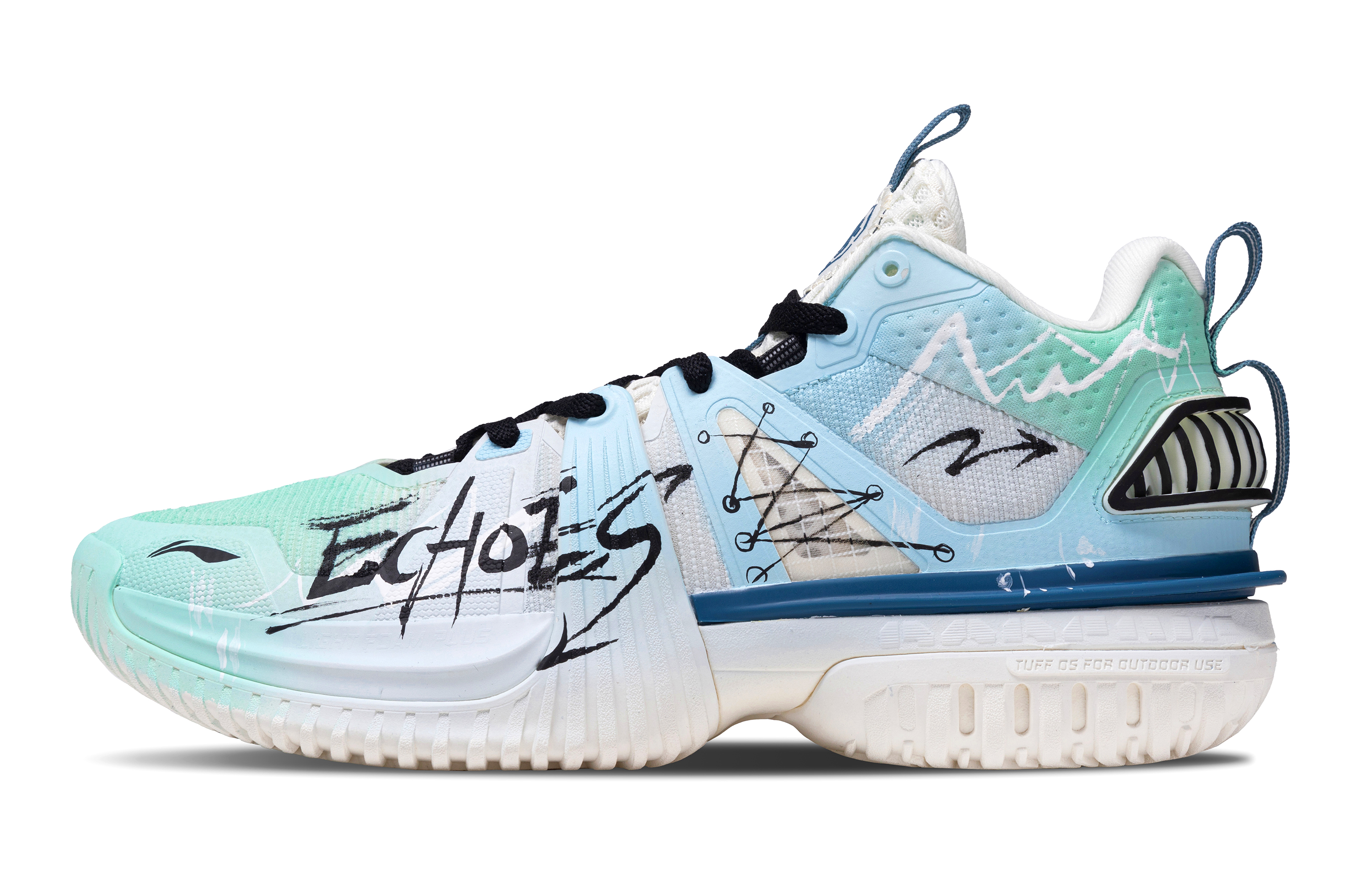 

Баскетбольные кроссовки Storm 2024, мужские, низкие LINING, Teal