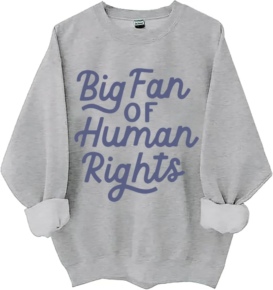 

Толстовка Big Fan Of Human Rights с принтом Social Justice Czbic