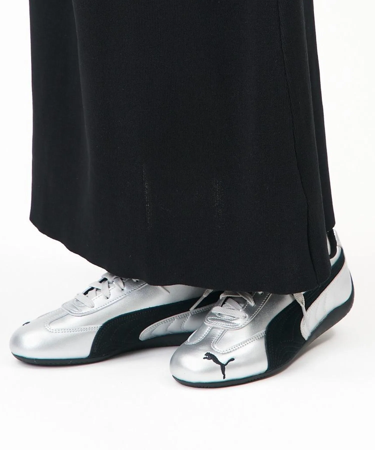 Унисекс кроссовки PUMA SPEEDCAT METALLIC серебристые