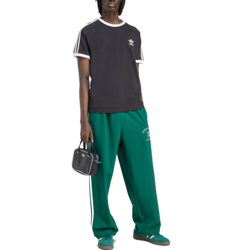 Adidas 3 Stripe Track Pants Adidas Originals, зеленый — фото 3