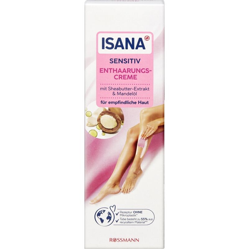 

Крем для депиляции чувствительный ISANA, 150 ml