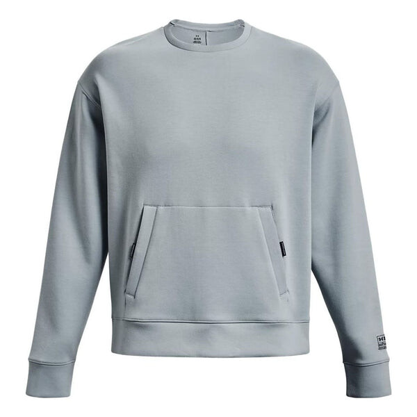 

Толстовка summit fleece knit crew 'grey blue' Under Armour, серый