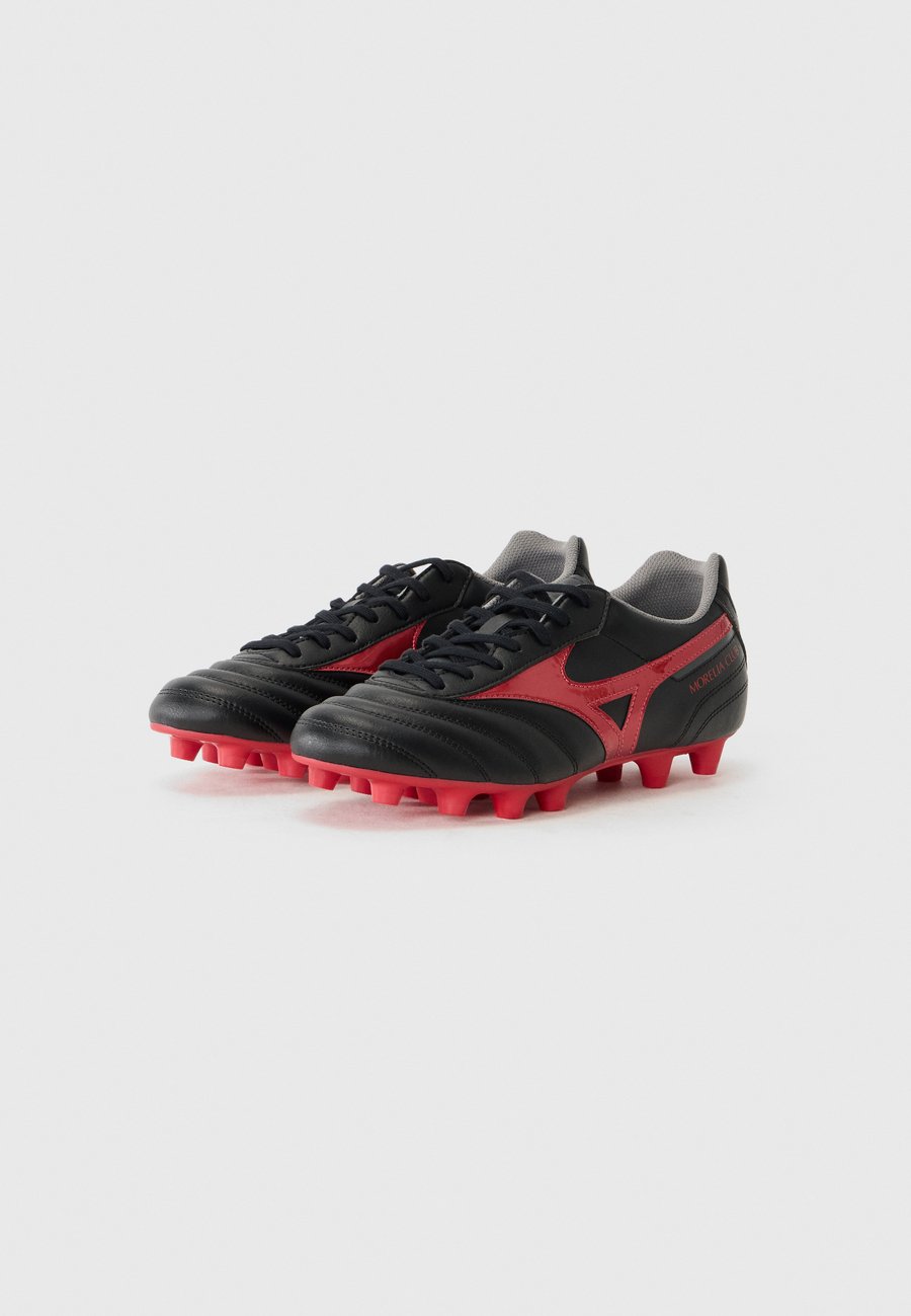 Кроссовки Mizuno MORELIA II CLUB, Black/Red/Black Sand/Black — фото 2