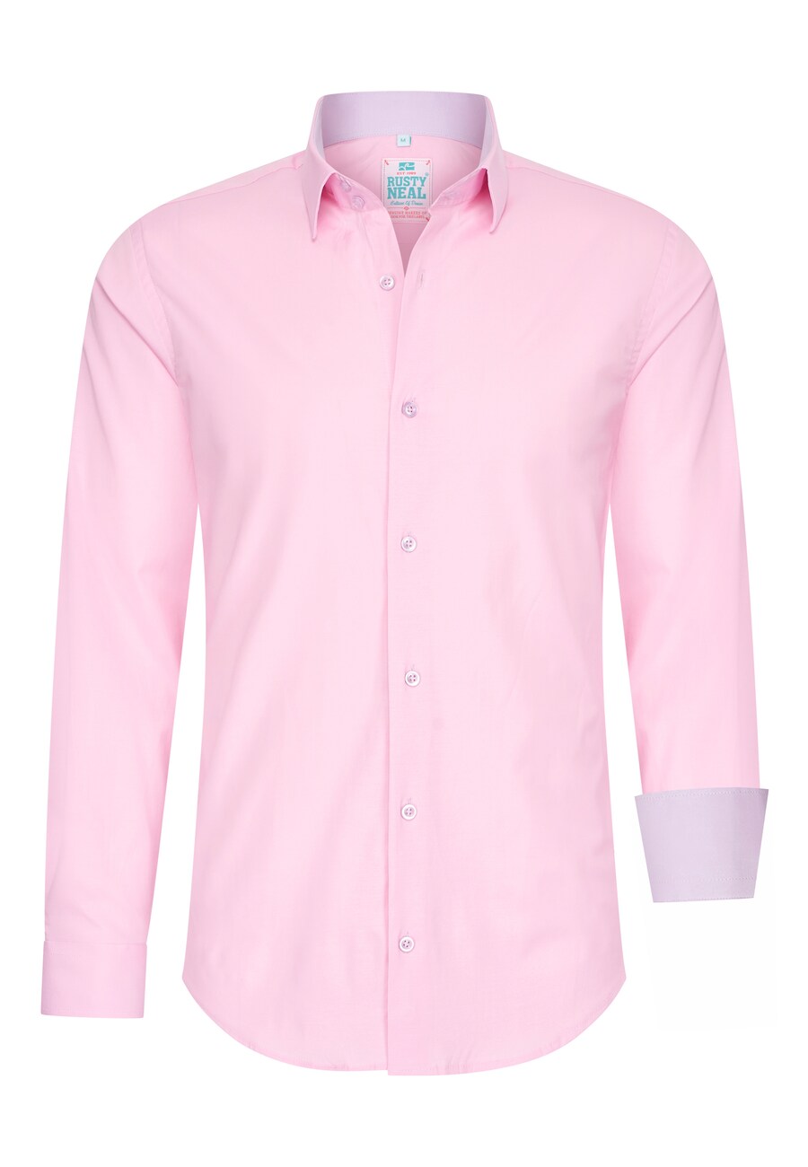 

Рубашка Slim Fit на пуговицах Rusty Neal, розовый
