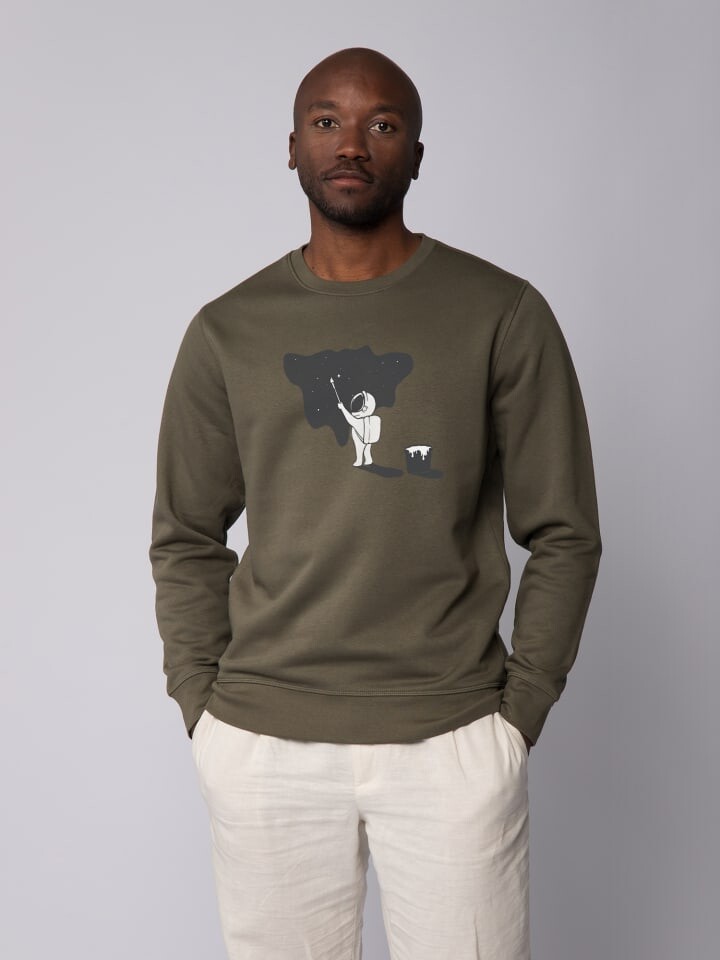 

Толстовка wat Apparel Painting space, хаки