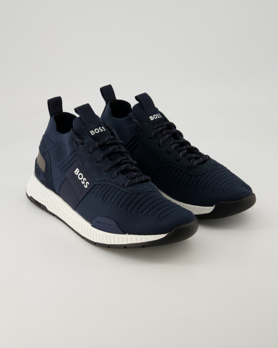 

Низкие кроссовки BOSS Freizeit Schuhe, синий, Черный, Низкие кроссовки BOSS Freizeit Schuhe, синий