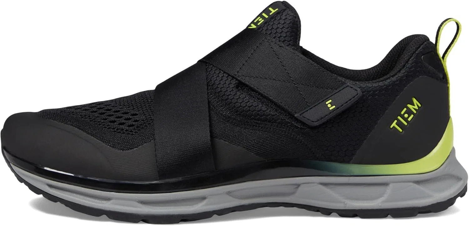 Кроссовки TIEM Slipstream Plateau für Herren, Black Lemon Yellow — фото 4