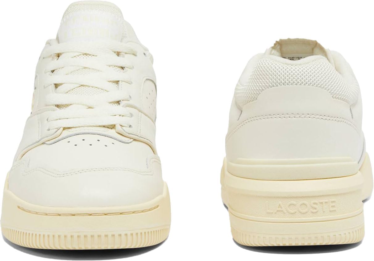 Lacoste мужские кроссовки Lineshot, Off Wht/Lt Ylw — фото 4