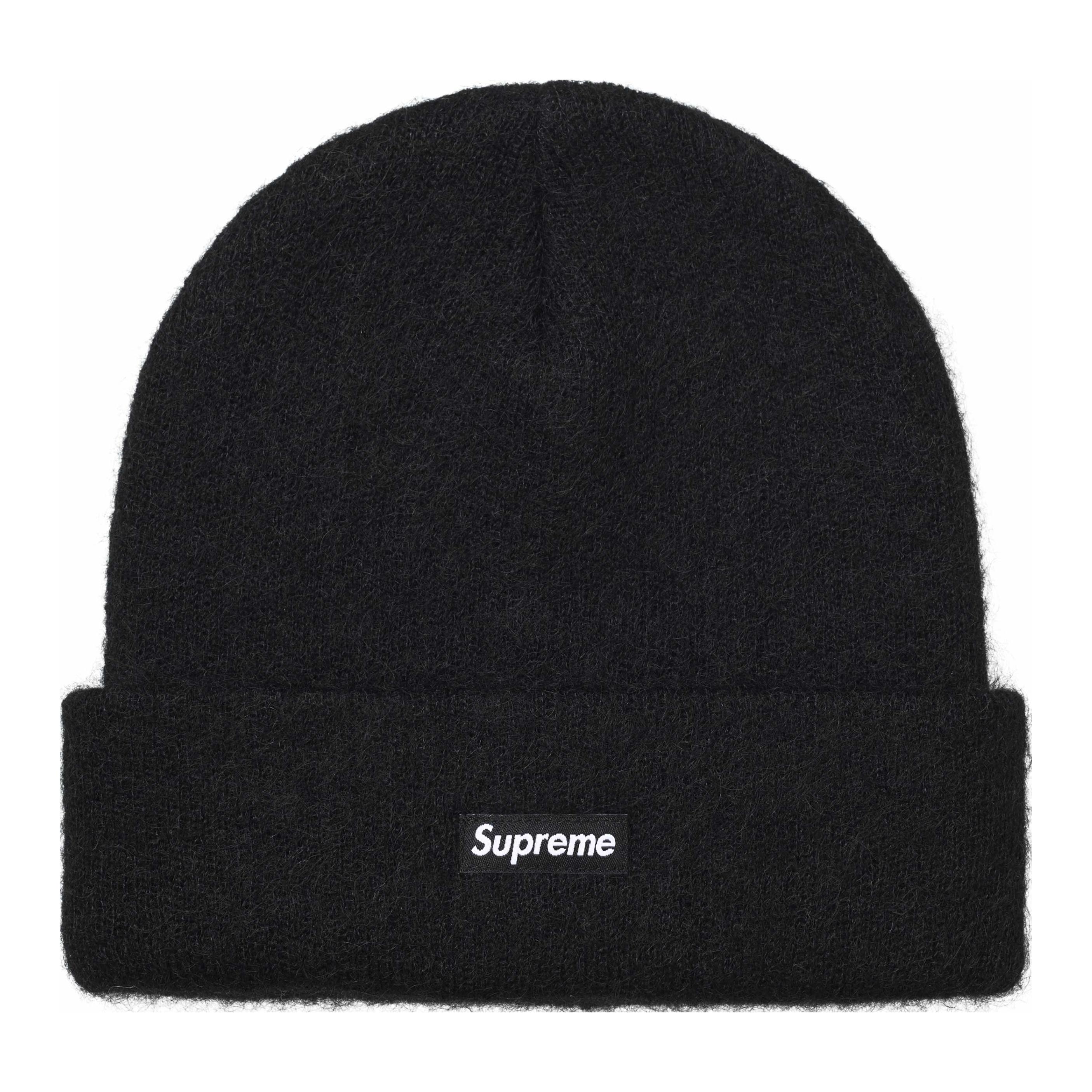 

Supreme Мохеровая шапка FW24, Black