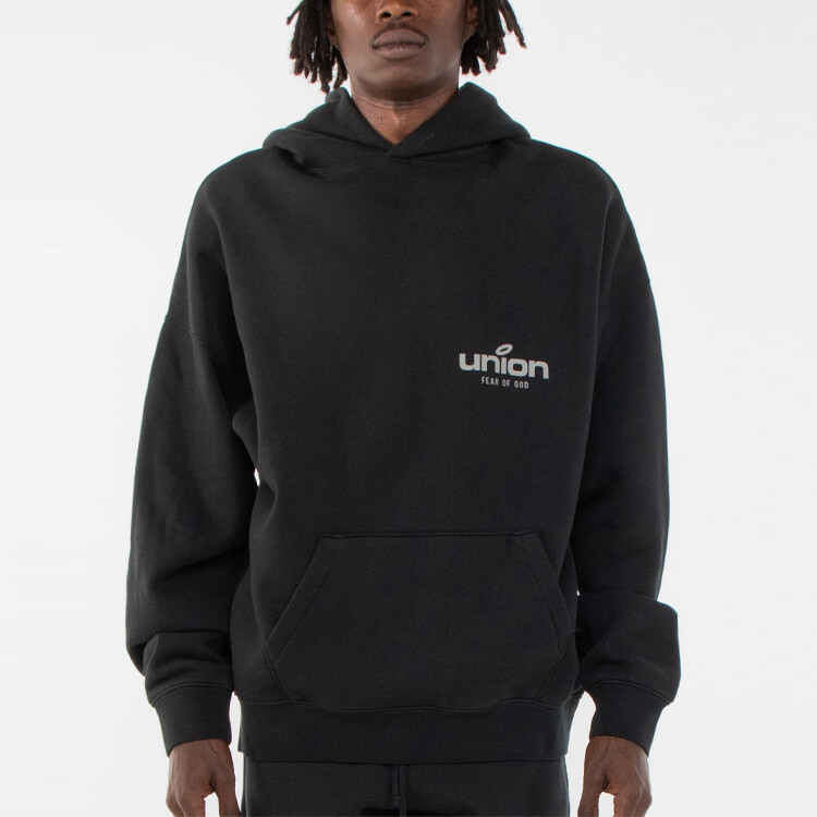 FW21 Толстовка унисекс черная Fear Of God Essentials, черный — фото 4