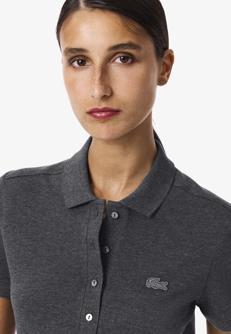 Поло Lacoste Polo shirt, Gris Chiné/Grey — фото 4