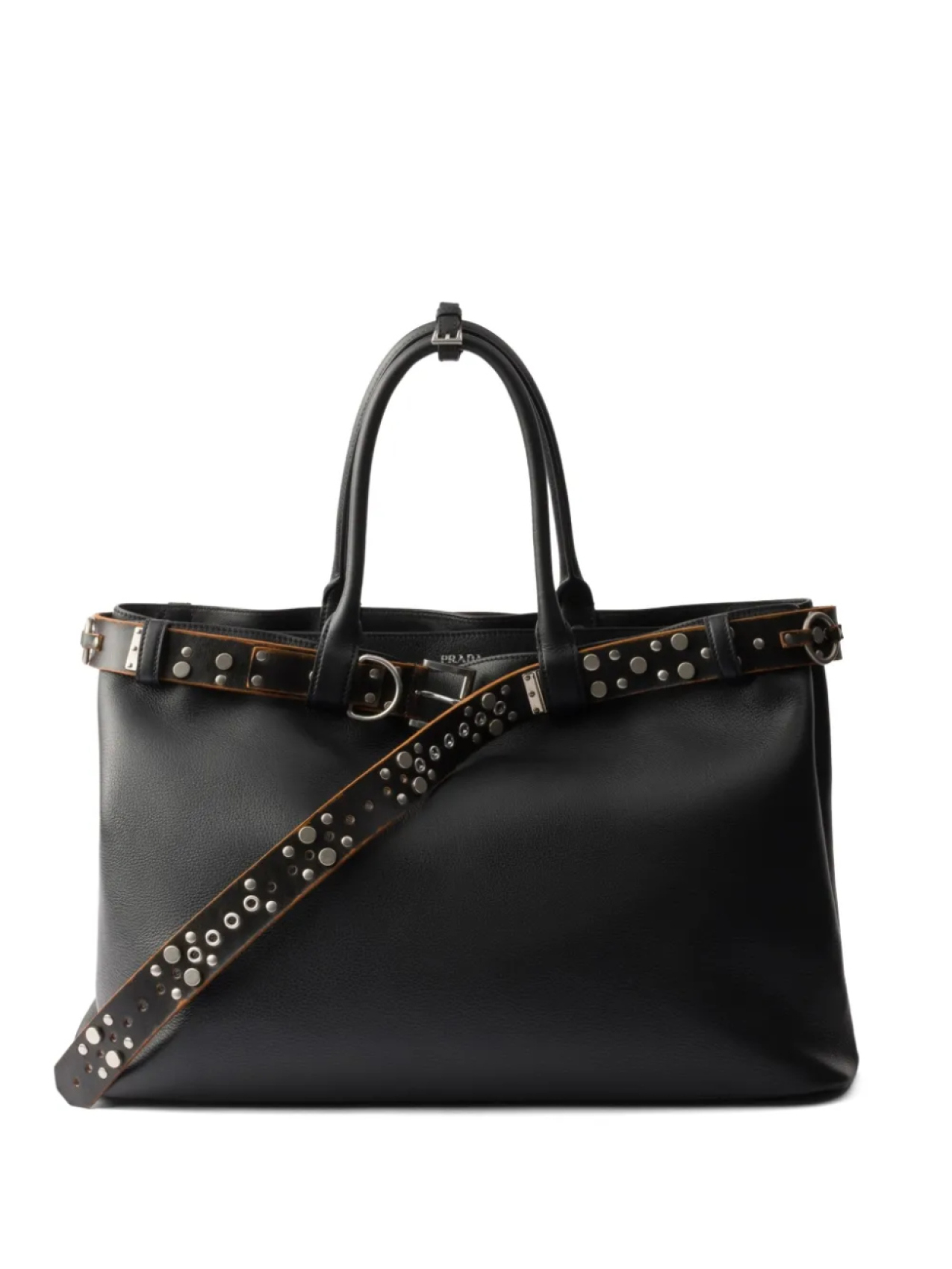 

Prada сумка-тоут Buckle, черный