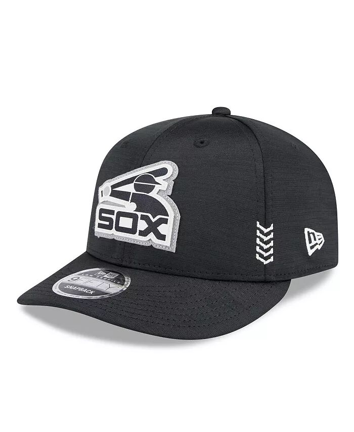 

Мужская черная кепка Chicago White Sox 2024 Clubhouse Low Profile 59FIFTY Snapback New Era, черный