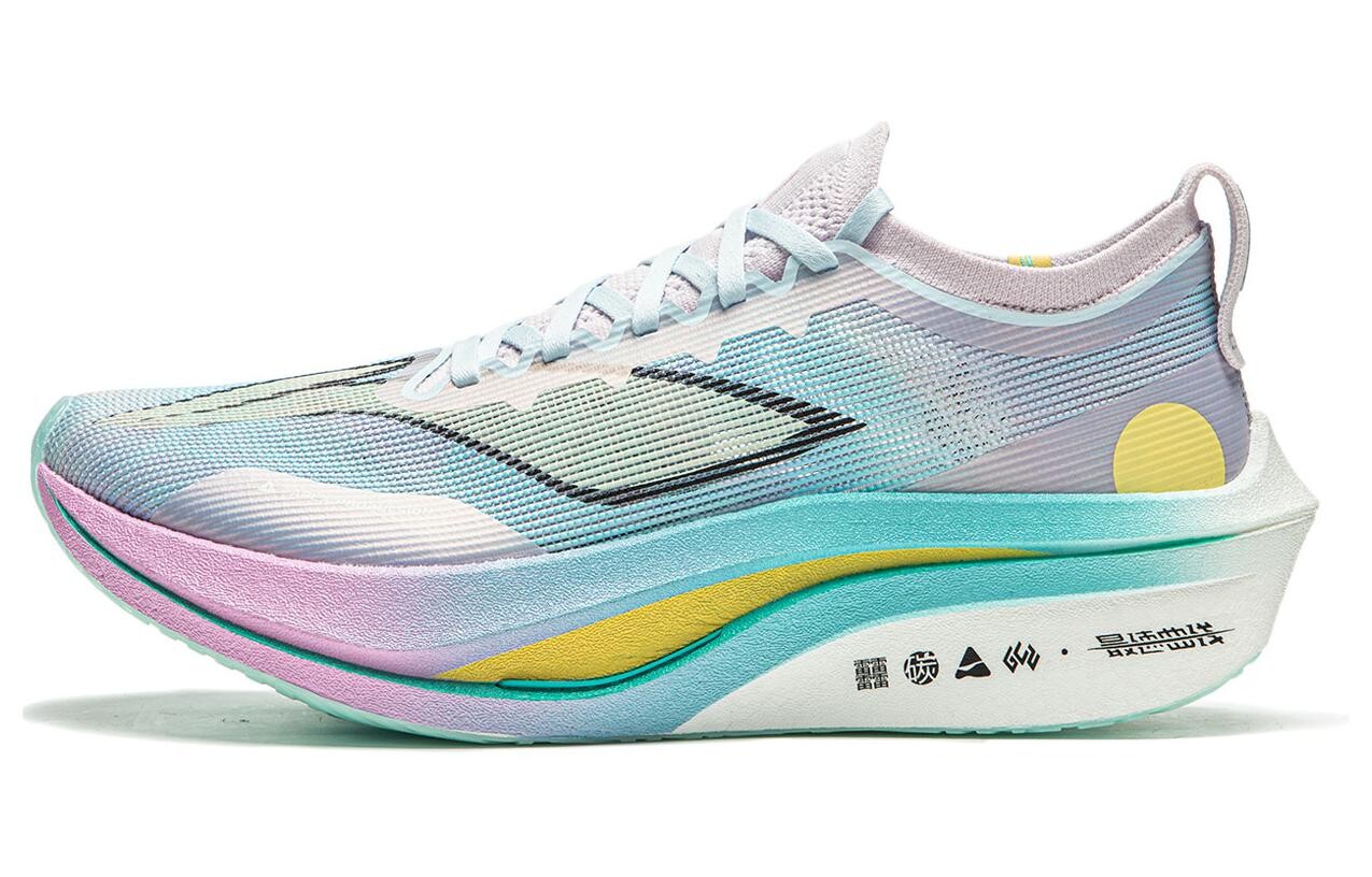 

Кроссовки Feidian 4 Elite Running Unisex Low-top Light Mist Violet / Rose Purple / Fluorescent Ice Blue Lining
