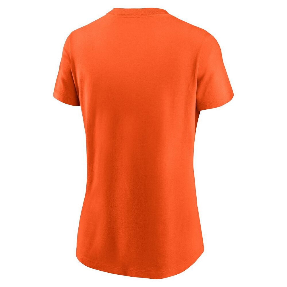 Женская футболка с логотипом Nike Orange Cleveland Browns Primary, цвет Brn Orange — фото 4