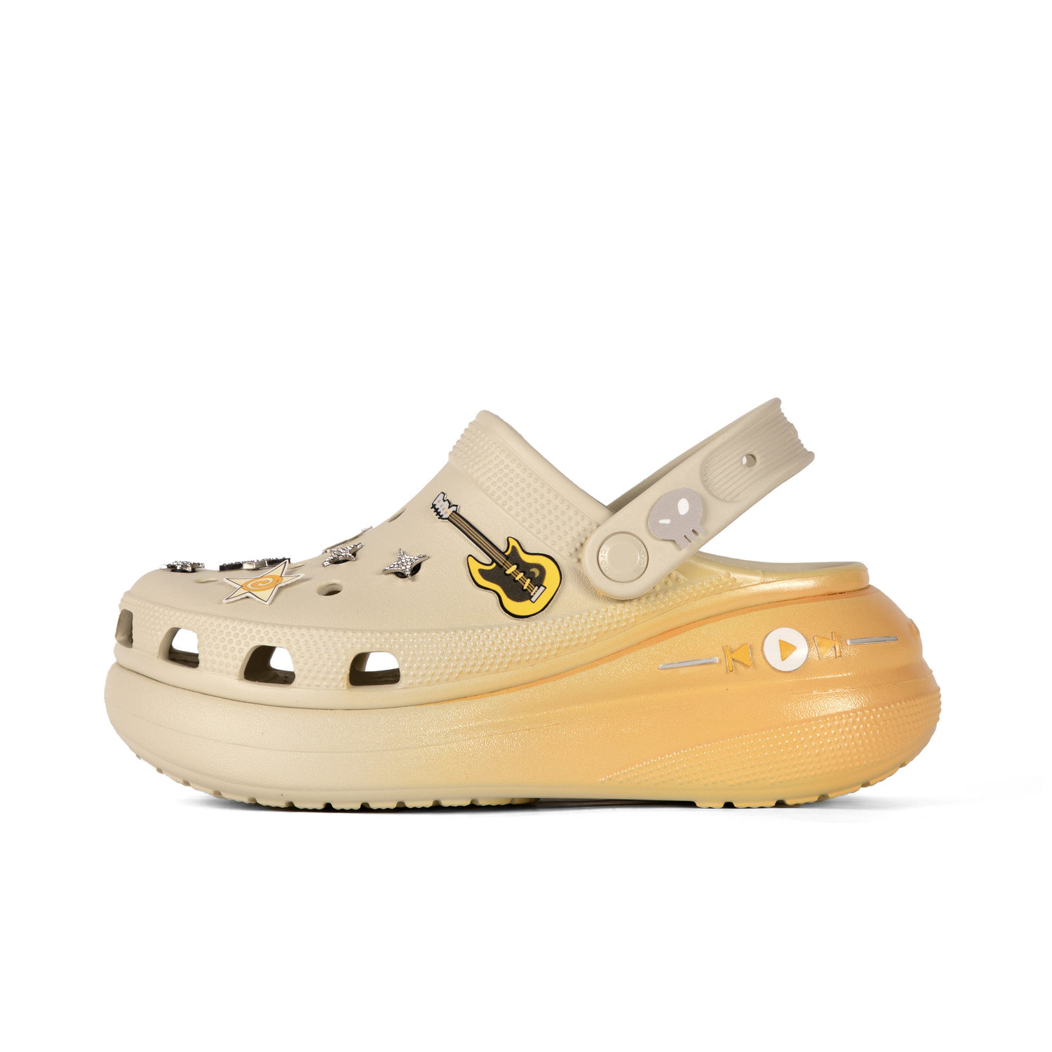 

Crocs Кроссовки Crush Clog унисекс оранжево-розовые, цвет Pink