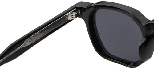 

Солнцезащитные очки в стиле ретро с леопардовым принтом для женщин, унисекс, квадратные солнцезащитные очки для мужчин, многоугольные, UV400 MTZJH, Grey With Orange