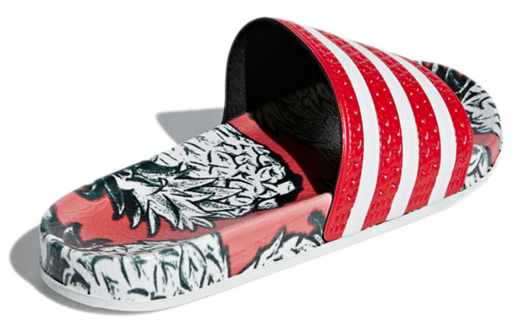 Шлепанцы и сланцы Adidas Originals Adilette Slides 'Scarlet' Women's — фото 2