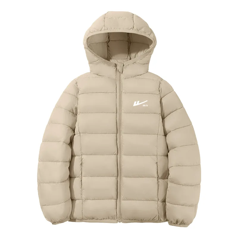 Детская утепленная куртка с капюшоном WARRIOR, Light Khaki/White Hui Li Xia Ke