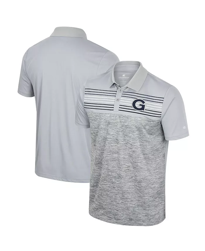 

Мужская серая поло Georgetown Hoyas Cybernetic Colosseum