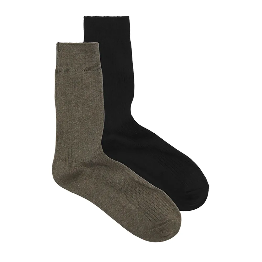 

Носки Jack & Jones Premium 2 pairs, черный/серый