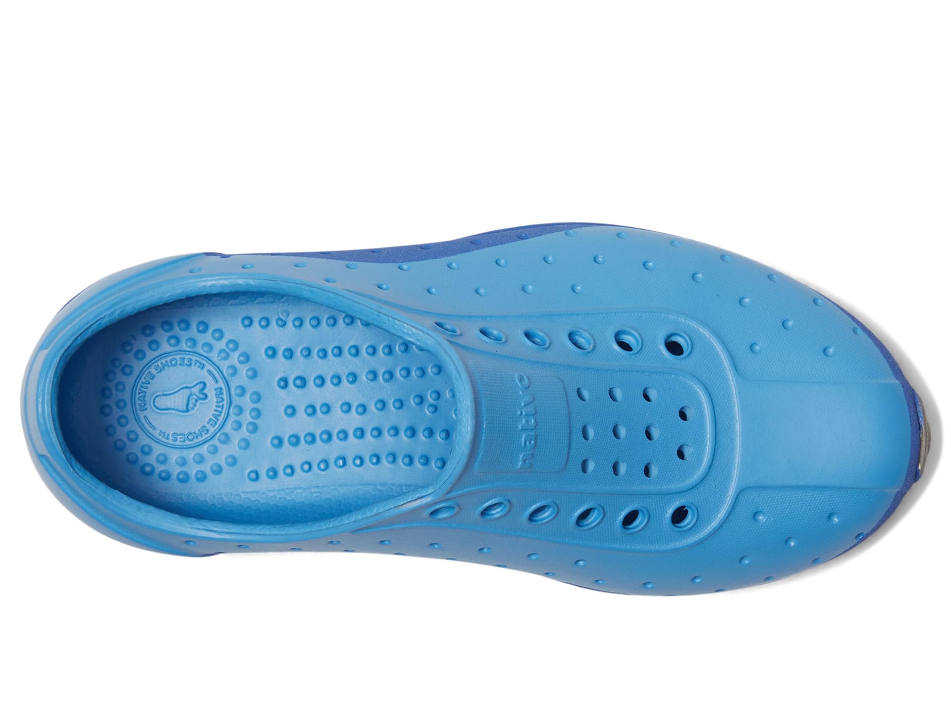Кроссовки Native Shoes Kids Robbie Roam, цвет Resting Blue/UV Blue/Satellite Speckle Rubber — фото 2